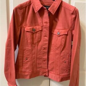 Women's Coral Denim Jacket